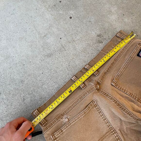 Dickies Men's Tan and Brown Carpenter Pants 34x30 - Picture 6 of 8